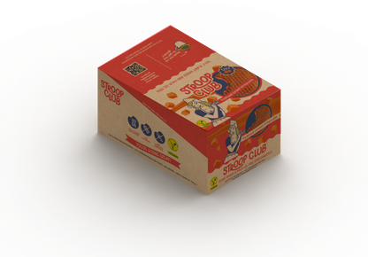 Plant Based and Palm Oil Free Stroopwafels (box of 12x 2-pack - 24 total)