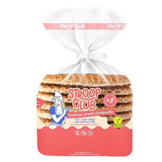 Plant Based & Palm Oil Free Caramel Stroopwafel 8-pack